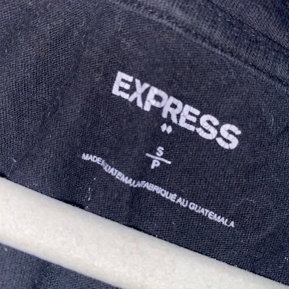Selling a black “Casual Friday” Express shirt, Size S, lightly used - Picture 2 of 2